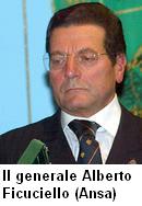 Il generale Alberto Ficuciello (Ansa)